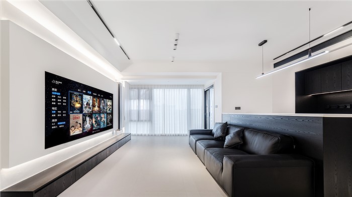 12.8w打造现代黑白风格的家130m² | 丽尔曼顿全房全屋整装