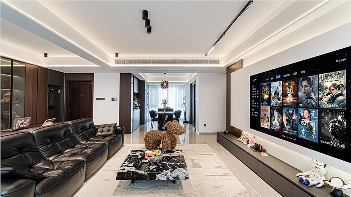 18w打造现代黑白灰风格的家127m² | 丽尔曼顿全房全屋定制