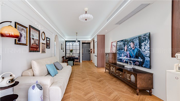 10.8w打造中古奶油风格的家98m² | 丽尔曼顿全房全屋定制