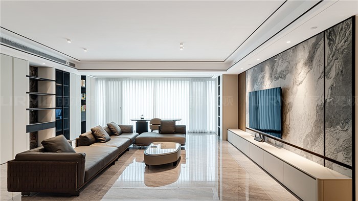 18.8w打造现代简约风格的家220m² | 丽尔曼顿全房全屋定制