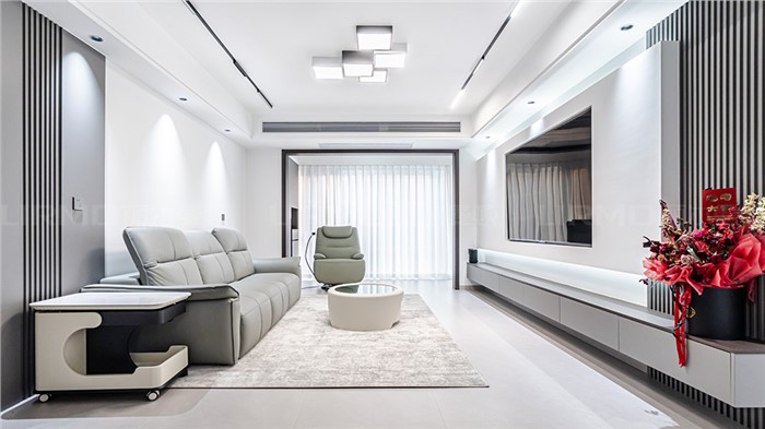 12.8w打造现代黑白风格的家136m² | 丽尔曼顿全房全屋定制