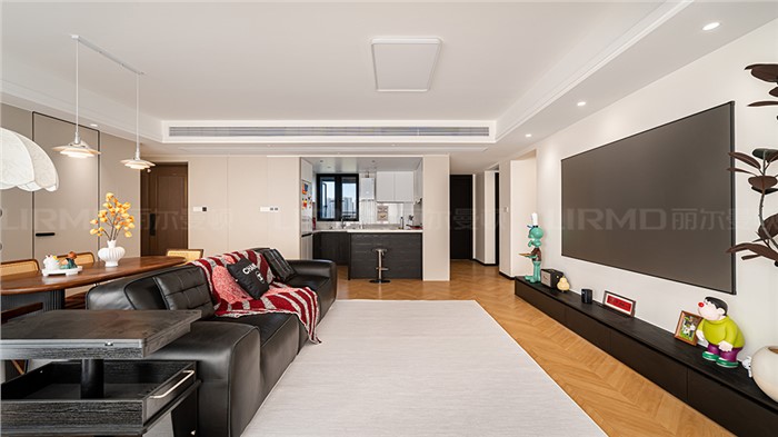 16.8w打造现代复古风格的家143m² | 丽尔曼顿全房全屋整装