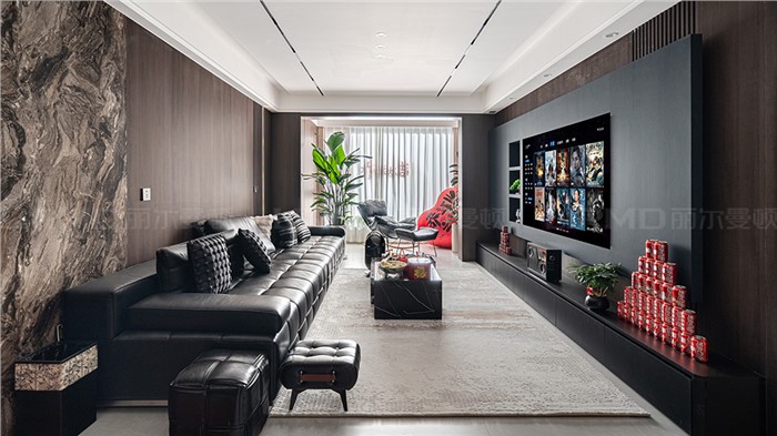 16.8w打造意式暗黑风格的家130m² | 丽尔曼顿全房全屋整装